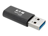 Eaton Tripp Lite Series USB-C to USB-A Adapter (F/M), USB 3.2 Gen 2 (10 Gbps) - USB-adapter - 24 pin USB-C (hunn) til USB-type A (hann) - USB 3.2 Gen 2 / Thunderbolt 3 - 0.9 A - up to 10 Gbps data transfer rate - svart - for P/N: U415-002-BDS, U460-004-2A2C-2, U460-004-4A-G2 U329-000-10G
