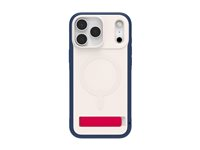ZAGG Sedona Snap - Baksidedeksel for mobiltelefon - MagSafe-samsvar - grafen - rødt lys og blå - for Apple iPhone 17 Pro Max 702319139