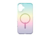 ZAGG Milan Snap - Baksidedeksel for mobiltelefon - MagSafe-samsvar - grafen - iriserende - for Apple iPhone 16 Plus 702315111