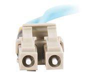 C2G LC-LC 10Gb 50/125 OM3 Duplex Multimode PVC Fiber Optic Cable (LSZH) - Nettverkskabel - LC multimodus (hann) til LC multimodus (hann) - 7 m - 7 m - fiberoptisk - dupleks - 50 / 125 mikroner - OM3 - halogenfri - akvamarin 85553