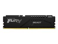 Kingston FURY Beast - DDR5 - sett - 64 GB: 2 x 32 GB - DIMM 288-pin - 5600 MT/s / PC5-44800 - CL40 - 1.25 V - ikke-bufret - on-die ECC KF556C40BBK2-64