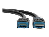C2G 20ft (6.1m) C2G Performance Series Ultra Flexible High Speed HDMI Cable - 4k 60Hz In-Wall, CMG FT4 Rated - High Speed - HDMI-kabel med Ethernet - HDMI hann til HDMI hann - 6.1 m - svart - toretnings, 4 K 60 Hz (4096 x 2160) støtte C2G10401