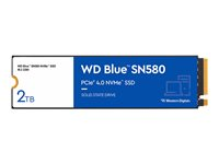 WD Blue SN580 WDS200T3B0E - SSD - 2 TB - intern - M.2 2280 - PCIe 4.0 x4 (NVMe) WDS200T3B0E-00CHF0