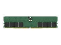 Kingston - DDR5 - sett - 64 GB: 2 x 32 GB - DIMM 288-pin - 4800 MT/s / PC5-38400 - CL40 - 1.1 V - ikke-bufret - ikke-ECC - for Dell OptiPlex 7000; Lenovo ThinkCentre M80s Gen 3; M80t Gen 3; M90s Gen 3; M90t Gen 3 KCP548UD8K2-64