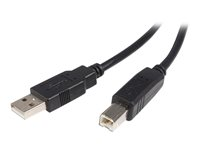 StarTech.com 2m USB 2.0 A to B Cable M/M - USB-kabel - USB (hann) til USB-type B (hann) - USB 2.0 - 2 m - svart USB2HAB2M