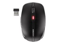 CHERRY MW 8C ADVANCED - Mus - ergonomisk - optisk - 6 knapper - trådløs - 2.4 GHz, Bluetooth 4.0 - USB trådløs mottaker - svart JW-8100