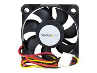 StarTech.com 50x10mm Replacement Ball Bearing Computer Case Fan TX3/LP4 Connector - 3 pin case Fan - TX3 Fan - 50mm Fan (FAN5X1TX3) - Systemviftesett - 50 mm FAN5X1TX3