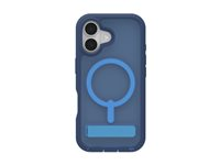ZAGG Rainier Snap - Baksidedeksel for mobiltelefon - robust - MagSafe-samsvar - cobalt horizon - for Apple iPhone 17 702319160