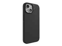 ZAGG Manhattan Snap - Baksidedeksel for mobiltelefon - MagSafe-samsvar - silikon - svart - for Apple iPhone 13, 14, 15 702312676