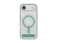 Zagg Santa Cruz Snap - Baksidedeksel for mobiltelefon - med stativ - MagSafe-samsvar - mystisk grønt - for Apple iPhone Air 702318961