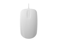 Active Key Medical AK-PMH3 - Mus - ergonomisk - rullesensor - høyre- og venstrehåndet - optisk - 3 knapper - kablet - USB - hvit AK-PMH3OS-US-W
