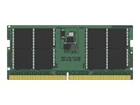 Kingston - DDR5 - sett - 64 GB: 2 x 32 GB - SO DIMM 262-pin - 4800 MT/s / PC5-38400 - CL40 - 1.1 V - ikke-bufret - ikke-ECC - for ASUS ROG Flow X16; ROG Strix SCAR 17 SE; Dell Inspiron 16; Precision 34XX, 7770 KCP548SD8K2-64