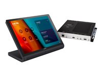 Crestron Flex UC-CX100-T-GV - Integrator Kit - videokonferansesett (berøringsskjermkonsoll, mini-PC, sender) - Certified for Microsoft Teams Rooms - svart - statslig - TAA-samsvar UC-CX100-T-GV