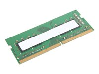 Lenovo - DDR4 - modul - 8 GB - SO DIMM 260-pin - 3200 MHz / PC4-25600 - ikke-bufret - ECC - grønn - for ThinkPad P1 Gen 4; P15 Gen 2; P17 Gen 2; T15g Gen 2 4X71F27329