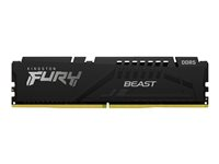 Kingston FURY Beast - DDR5 - modul - 32 GB - DIMM 288-pin - 5600 MT/s / PC5-44800 - CL40 - 1.25 V - ikke-bufret - on-die ECC KF556C40BB-32