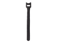 StarTech.com 6in Hook and Loop Cable Ties, 50 Pack, Black, Reusable Cable Straps, Adjustable and Flexible, Cord Organizer Tie/Wraps for Professional Cable Management - Wire Loop Ties (B506I-HOOK-LOOP-TIES) - Kabelfestebånd - krok og løkke - 15 m - svart (en pakke 50) B506I-HOOK-LOOP-TIES
