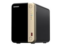QNAP TS-264 - NAS-server - 2 brønner - SATA 6Gb/s - RAID 0, 1, 5, 6, 10, 50, JBOD, 60 - RAM 8 GB - 2.5 Gigabit Ethernet - iSCSI støtte TS-264-8G