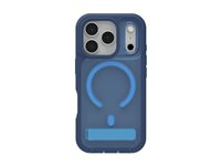 ZAGG Rainier Snap - Baksidedeksel for mobiltelefon - robust - kickstand + camera control button - MagSafe-samsvar - grafen - kobaltblå horisont - for Apple iPhone 17 Pro Max 702320840