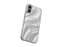 ZAGG Milan Snap - Baksidedeksel for mobiltelefon - MagSafe-samsvar - grafen - snurr glitter - for Apple iPhone 16 Pro 702315120