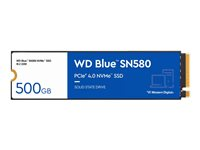 WD Blue SN580 WDS500G3B0E - SSD - 500 GB - intern - M.2 2280 - PCIe 4.0 x4 (NVMe) WDS500G3B0E-00CHF0