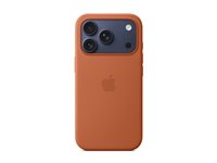 Apple - Baksidedeksel for mobiltelefon - MagSafe-samsvar - silikon - terrakotta - for iPhone 17 Pro MGFJ4ZM/A