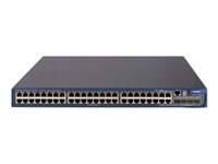 HPE 5500-48G SI Switch - Switch - L3 - Styrt - 48 x 10/100/1000 + 4 x delt SFP - rackmonterbar - gjenmarkedsført JD370AR