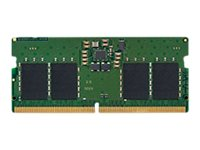 Kingston - DDR5 - modul - 8 GB - SO DIMM 262-pin - 4800 MT/s / PC5-38400 - CL40 - 1.1 V - ikke-bufret - ikke-ECC - for Dell Inspiron 14, 16; Precision 34XX, 7770; Lenovo IdeaPad Gaming 3 16 KCP548SS6-8