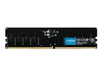 Crucial - DDR5 - modul - 64 GB - DIMM 288-pin - 1400 MHz / PC5-44800 - CL46 - 1.1 V - ikke-bufret - on-die ECC - svart CT64G56C46U5