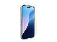 Zagg Luxe + Glass 360 - Baksidedeksel for mobiltelefon - MagSafe-samsvar - grafen - blank - med skjermbeskytter - for Apple iPhone 16 700515362