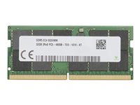 HP - DDR5 - modul - 32 GB - SO DIMM 262-pin - 4800 MHz / PC5-38400 - registrert - ECC 6D8T4AA