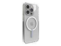 Zagg Crystal Palace - Baksidedeksel for mobiltelefon - MagSafe-samsvar - klart (snap) - for Apple iPhone 15 Pro 702312618
