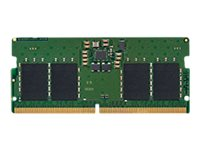 Kingston - DDR5 - modul - 8 GB - SO DIMM 262-pin - 5600 MT/s / PC5-44800 - CL46 - 1.1 V - ikke-bufret - ECC KCP556SS6-8