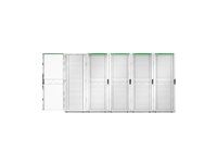 APC NetShelter SX Gen 2 - Rack skap - 1991 H x 750W x 1200D mm, med sider - står på gulv - hvit - 42U - 19" - TAA-samsvar - for P/N: SMT1000RM1U, SMT750RM1U, SRTL10KRM4UT, SRTL5KRM2UI-HW, SRTL5KRM2UT-HW, SRTL8KRM4UT AR3350W2
