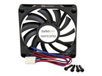 StarTech.com Replacement 70mm TX3 Dual Ball Bearing CPU Cooler Fan - 3 pin case Fan - TX3 Fan - 70mm Fan (FAN7X10TX3) - Kabinettvifte - 70 mm - svart FAN7X10TX3