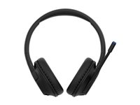 Belkin SoundForm Inspire - Hodesett - full størrelse - Bluetooth - trådløs, kablet - 3,5 mm jakk - svart AUD006BTBLK