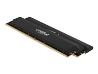 Crucial Pro OC - DDR5 - sett - 64 GB: 2 x 32 GB - DIMM 288-pin - 3000 MHz / PC5-48000 - CL40 - 1.35 V - ikke-bufret - on-die ECC - svart CP2K32G60C40U5B