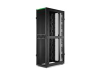 APC NetShelter SX Gen 2 - Rack skap - 2258H x 600W x 1070D mm, med sider - står på gulv - svart - 48U - 19" - TAA-samsvar - for P/N: SRTL2K2RM1UWC, SRTL3KRM1UIC AR3107B2