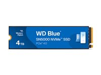 WD Blue SN5000 WDS400T4B0E-00BKY0 - SSD - 4 TB - intern - M.2 2280 - PCIe 4.0 x4 (NVMe) WDS400T4B0E-00BKY0