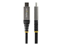 StarTech.com 6ft (2m) USB C Cable 5Gbps, High Quality USB-C Cable, USB 3.1/3.2 Gen 1 Type-C Cable, 100W (5A) Power Delivery Charging, DP Alt Mode, USB C to C Cord, Charge & Sync - Thunderbolt 3 Compatible (USB315CCV2M) - USB-kabel - 24 pin USB-C (hann) til 24 pin USB-C (hann) - USB 3.1 Gen 2 / Thunderbolt 3 / DisplayPort 1.4 - 2 m - 8K 30Hz støtte, USB Power Delivery (5 A, 100 W) - grå, svart - for P/N: DK30C2DAGPD, DK30C2HAGPD USB315CCV2M