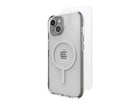 ZAGG Luxe Snap - Beskyttelsesboks baksidedeksel for mobiltelefon - MagSafe-samsvar - blank - for Apple iPhone 15 100511869