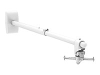 Vision Techmount TM-ST2 - Monteringssett (veggbrakett, stang) - teleskopisk - for projektor - satenghvit TM-ST2