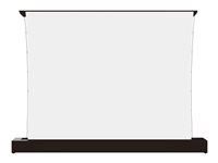 Multibrackets M - Projeksjonsskjerm med gulvstativ - LS, elektrisk, stigende, RS232 - fritt stående - motorisert - 84" (213 cm) - 16:9 - Matte White - svart 7350105218644