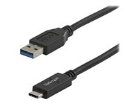 StarTech.com 3 ft 1m USB to USB C Cable - USB 3.1 10Gpbs - USB-IF Certified (USB31AC1M) - USB-kabel - 24 pin USB-C (hann) til USB-type A (hann) - USB 3.1 - 1 m - svart - for P/N: DKM30CHDPD, DKM30CHDPDUE, HB31C2A2CME, HB31C3A1CME, PEXUSB312A1C1H, PEXUSB312A2C2V USB31AC1M
