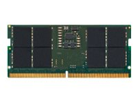 Kingston - DDR5 - sett - 32 GB: 2 x 16 GB - SO DIMM 262-pin - 5600 MT/s / PC5-44800 - CL46 - 1.1 V - ikke-bufret - ECC KCP556SS8K2-32